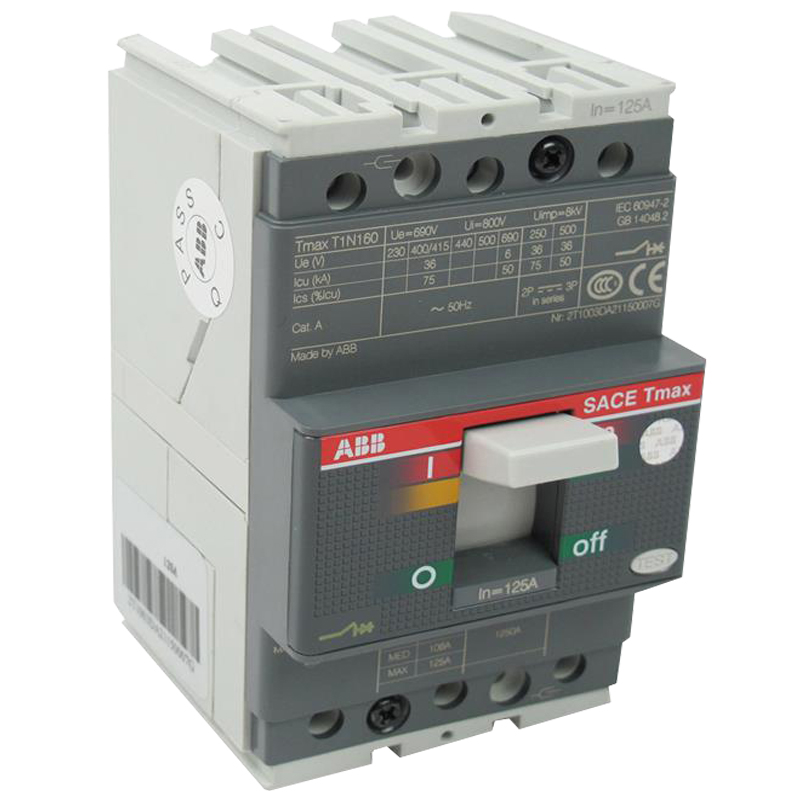 ABB molded case circuit breaker T1N160 T1C TMD3P R32A63A80A100A125A160A air switch