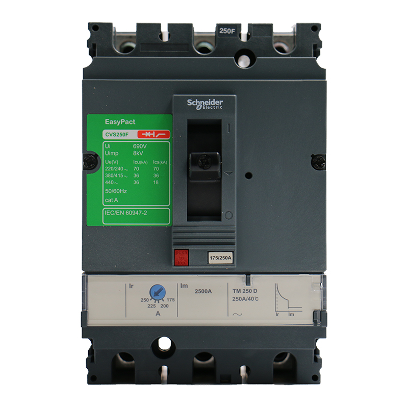 Schneider molded case circuit breaker CVS250N 3P 250A200A CVS160N 100F 4P 100A160A