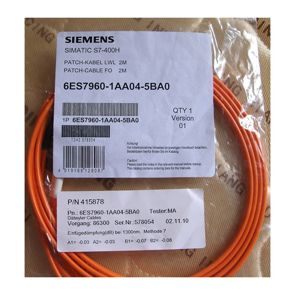 Siemens 6es7960-1aa04-5ka0, transfer cable LWL 10m 6ES79601AA045KA0