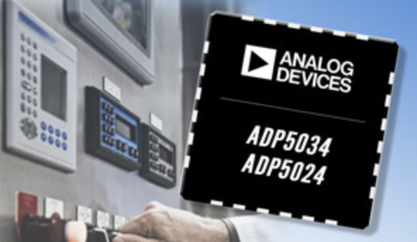 ADI ADP5034 is a highly integrated power management chip regulator/LDO